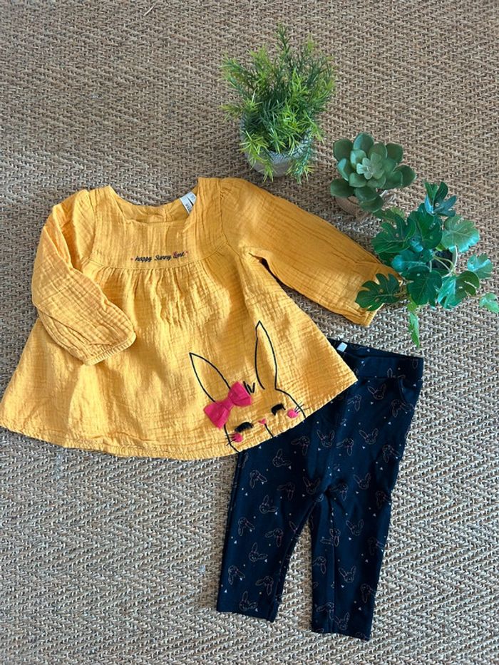 Ensemble lapin 9 mois