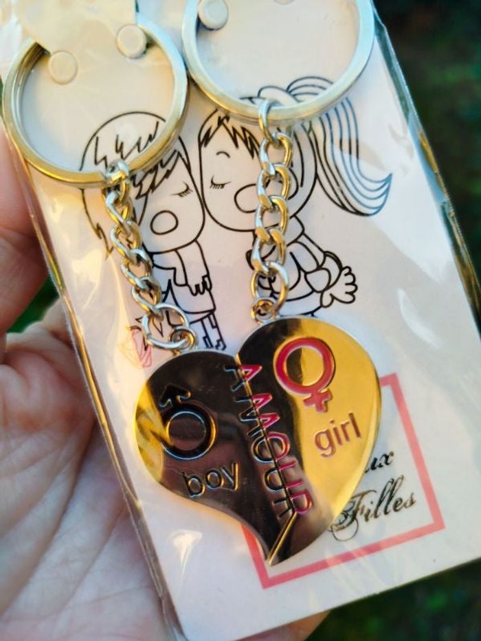 Porte clés Saint Valentin Les bijoux des filles