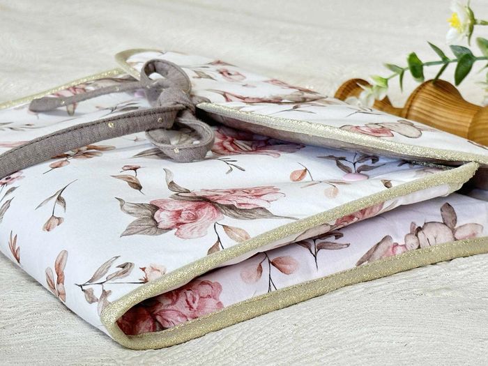 Tapis à langer nomade lapin rose - photo numéro 8