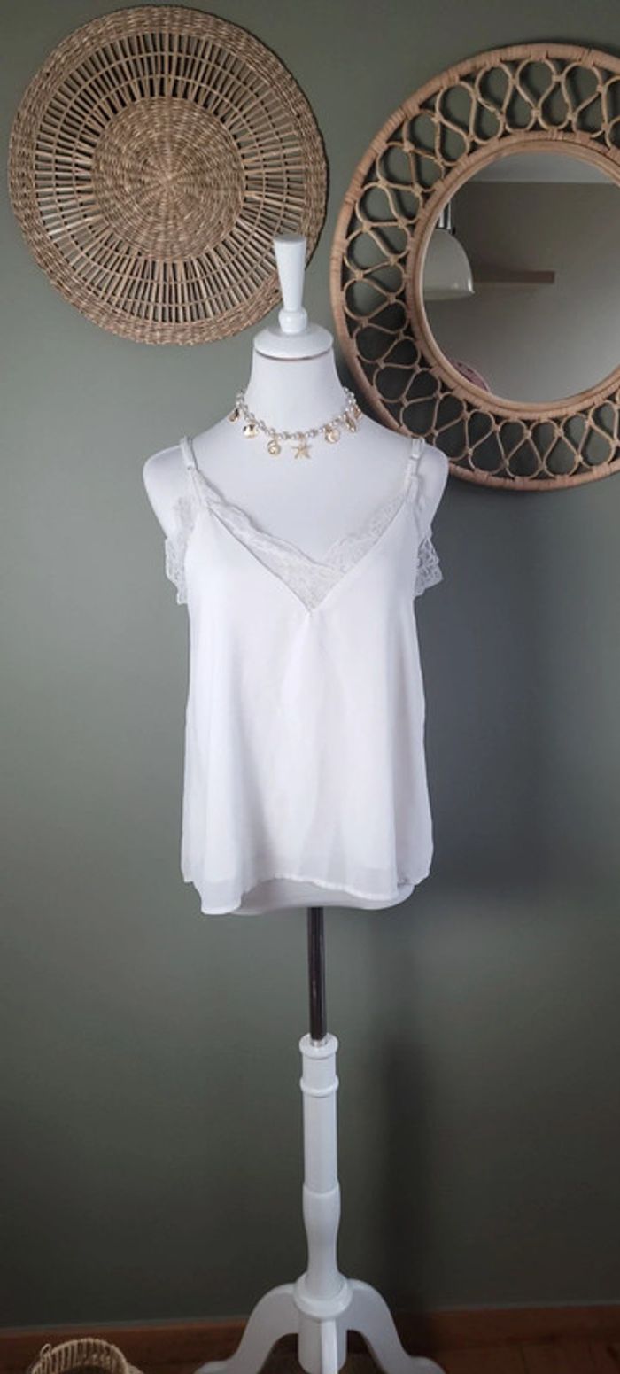 Joli débardeur dentelle Vintage Dressing Taille S