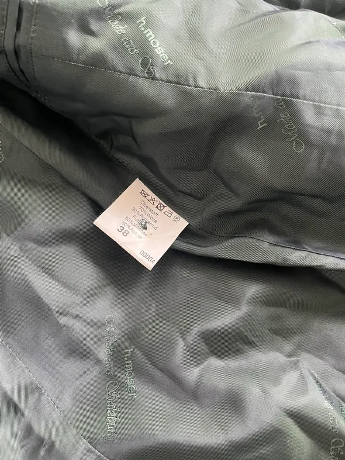 Veste noir vintage Loden Frey – Pure laine autrichienne – Finitions brodées – T.38 - photo numéro 4