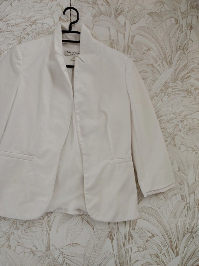 veste blanche taille 34 - photo numéro 3
