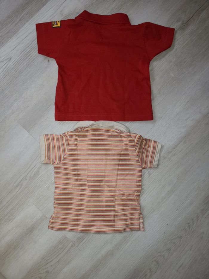 Lot de 2 Tee-shirt/ polo garçon 6 mois - photo numéro 2