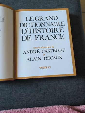 Le Grand dictionnaire d'histoire de France tome 6