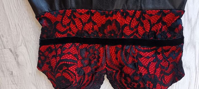 Robe S 36 M 38  sexy dentelle rouge et noir - photo numéro 10