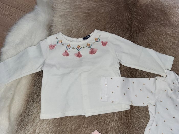 Haut tee-shirt et short fille 3 mois - photo numéro 2