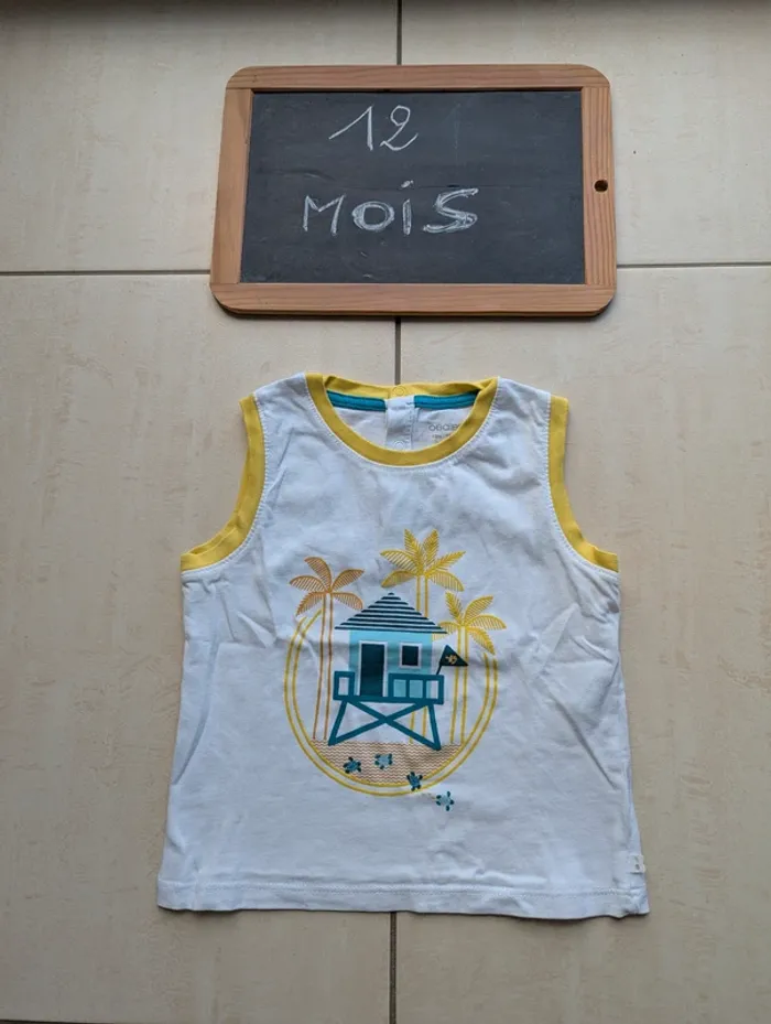 Débardeur obaibi bébé 12 mois