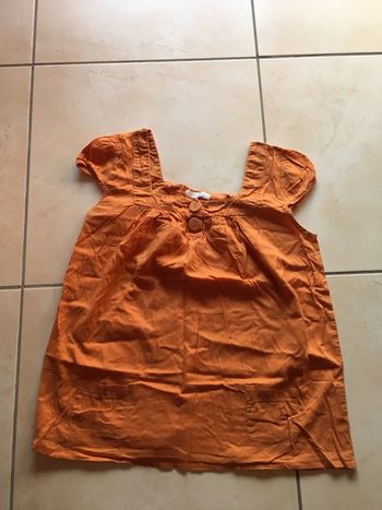 Blouse orange Promod taille 38