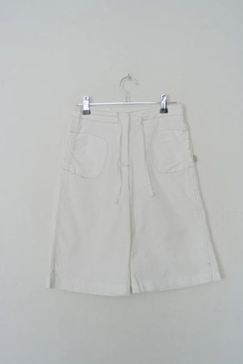Short long blanc Terre de Marins taille 36