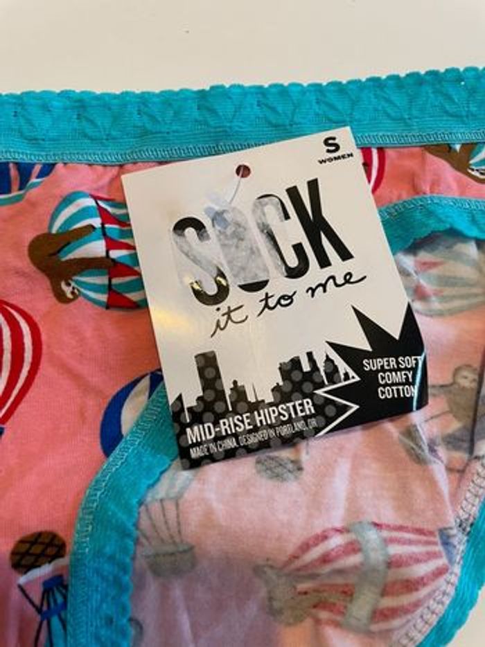 Culotte en coton motifs montgolfière sock taille XS - photo numéro 3