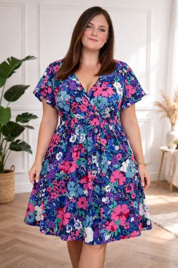 Robe éclosion du printemps multicolore Femme taille 54 marque Les Militantes 💍 