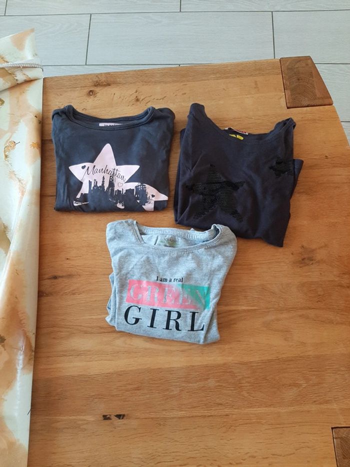 Lot de 3 haut fille 4 ans