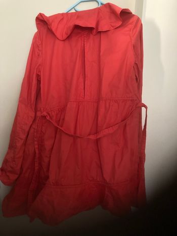 Imperméable rouge femme 