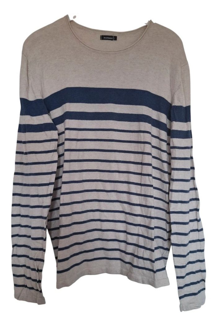 Pull fin à rayure In extenso Taille L