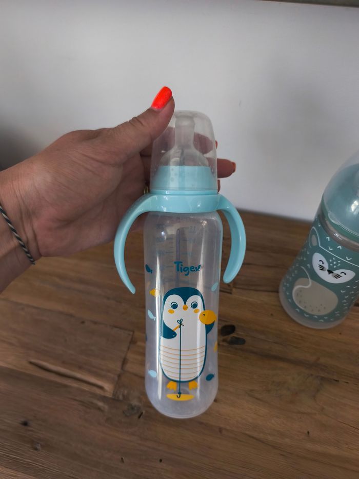 Lot biberons grande contenance tigex air control - photo numéro 2