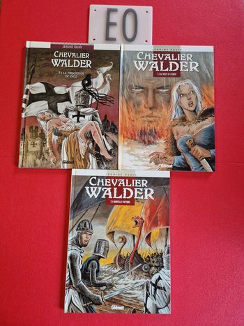Lot de 3 bd chevalier walder 1 à 3,EO