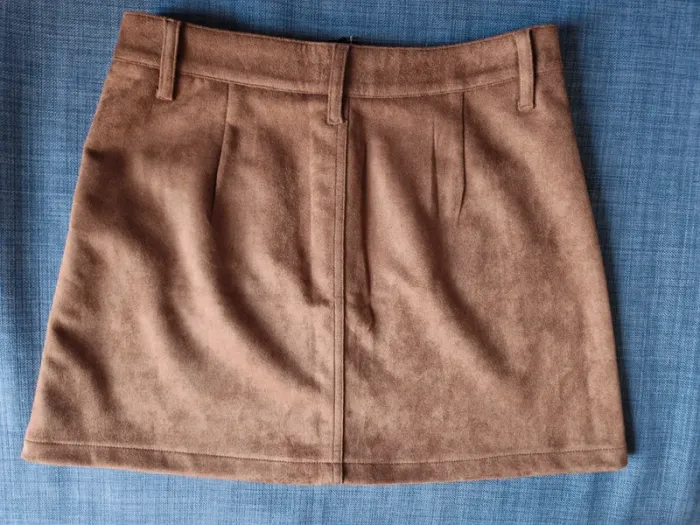 Jupe velours camel jennyfer taille M - photo numéro 2