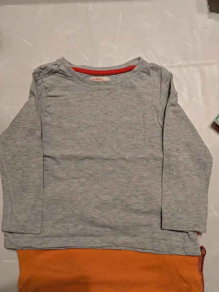 Lot de 6 t-shirts ML 2/3ans - photo numéro 11