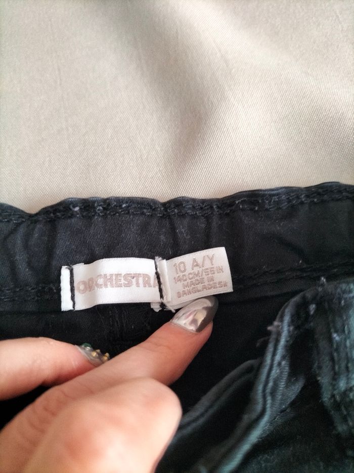 🖤 Jeans slim noir - 10 ans - Orchestra - Très bon état 🖤 - photo numéro 3