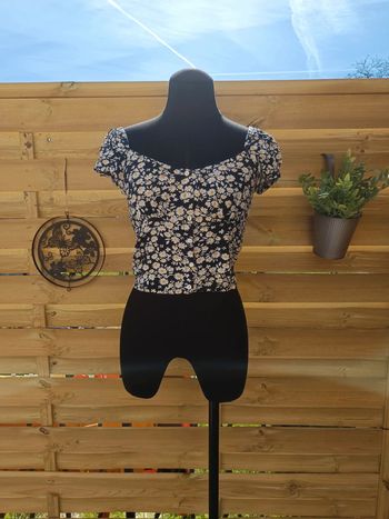 Top fleurs taille 36
