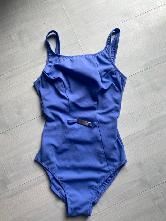 Maillot de bain 1 pièce bleu violet fantasie 90C