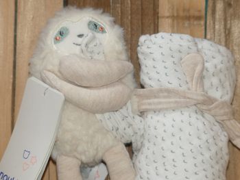 Doudou paresseux Moris couverture lange Noukie's 🦥Neuf