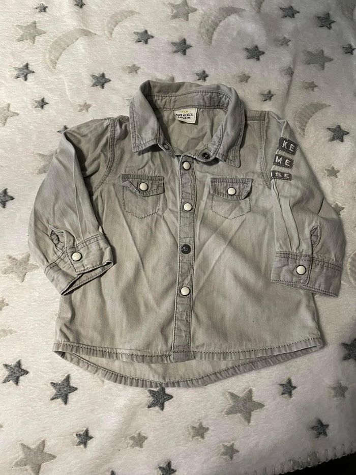 Chemise garçon 6 mois