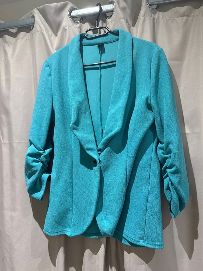 Blazer bleu vert