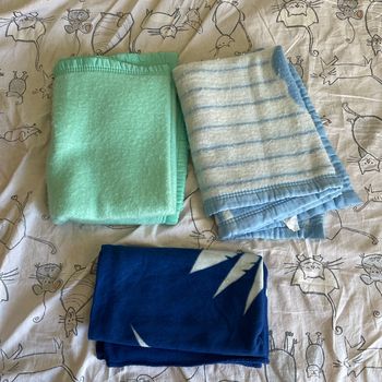 Lot de couvertures bébé