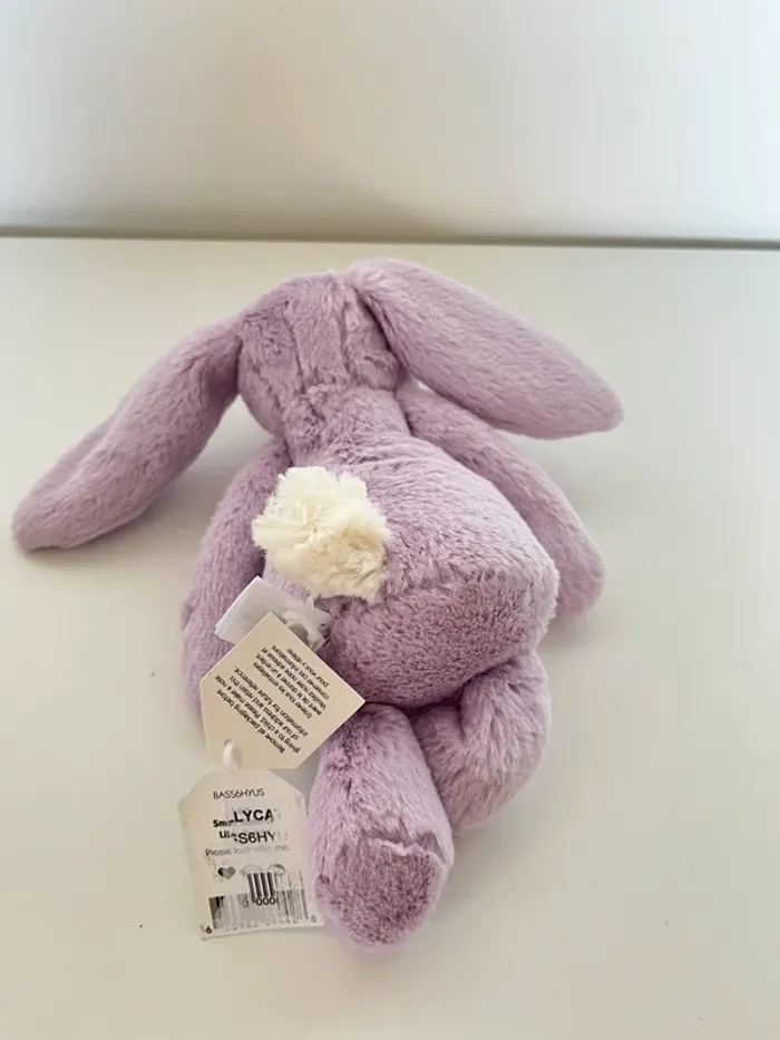 Small bashful hyacinth lilac bunny Jellycat - photo numéro 3