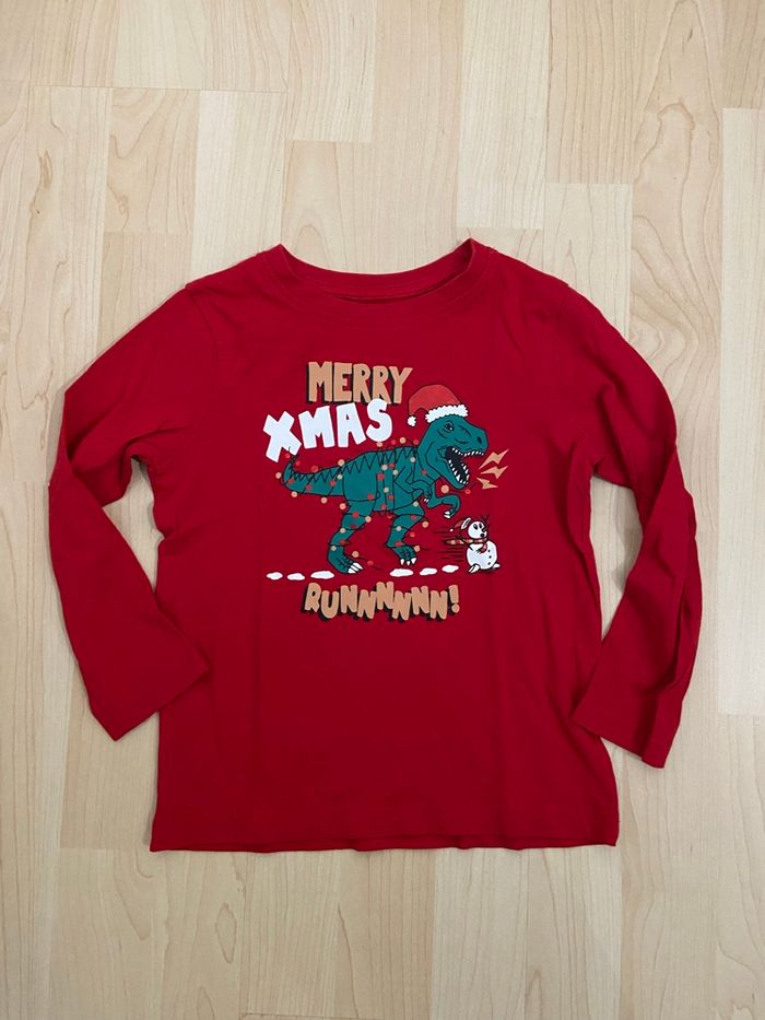 Tee Shirt Noël manches longues In Extenso taille 5 ans - photo numéro 3