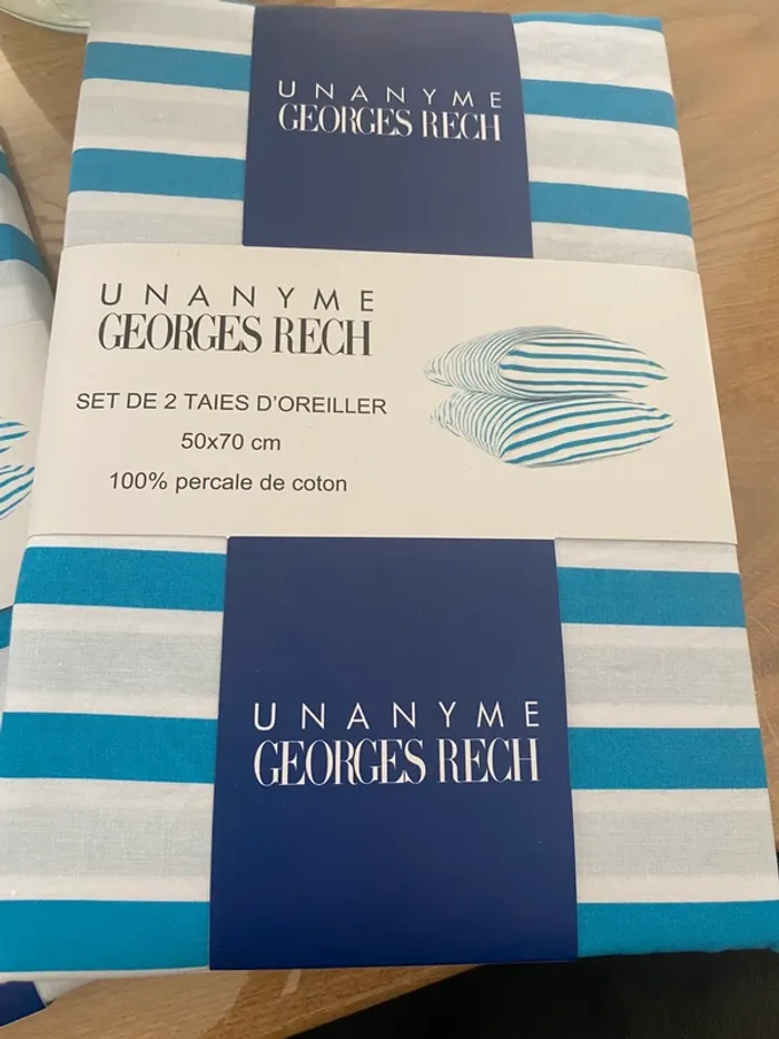 Lot de 4 taies d’oreiller George RECH - photo numéro 2