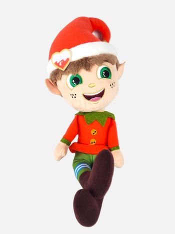 Peluche Lutin Elfe Noël Décoration Jouet Kinder Collection Fêtes Hiver Sapin