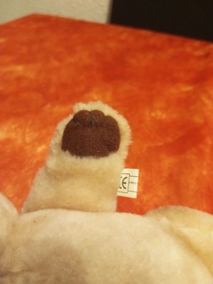 Ourson beige articulé vintage - photo numéro 5