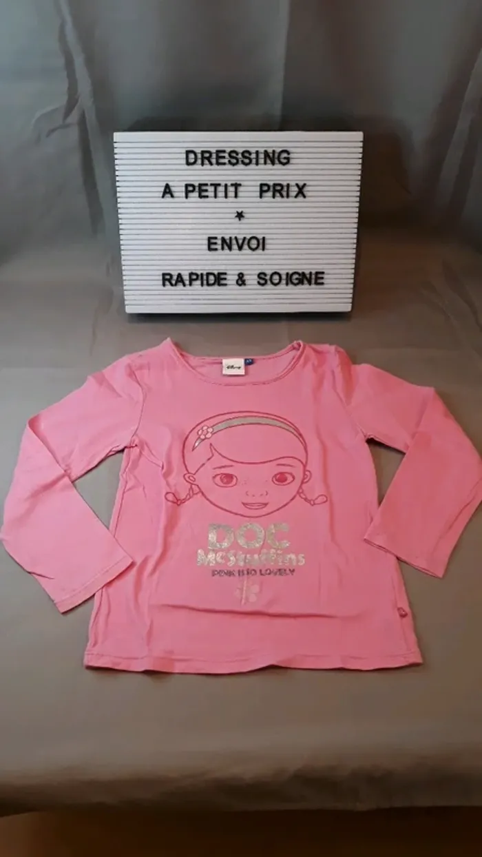 T shirt manche longue 5/6 ans