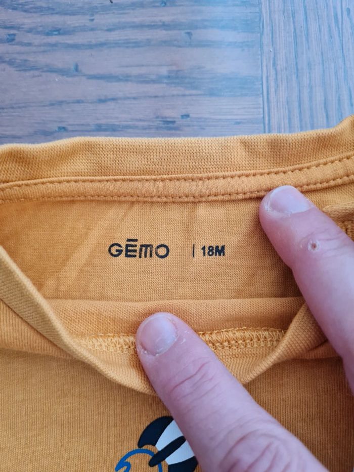 Tee-shirt ML Gemo 18 mois - photo numéro 2