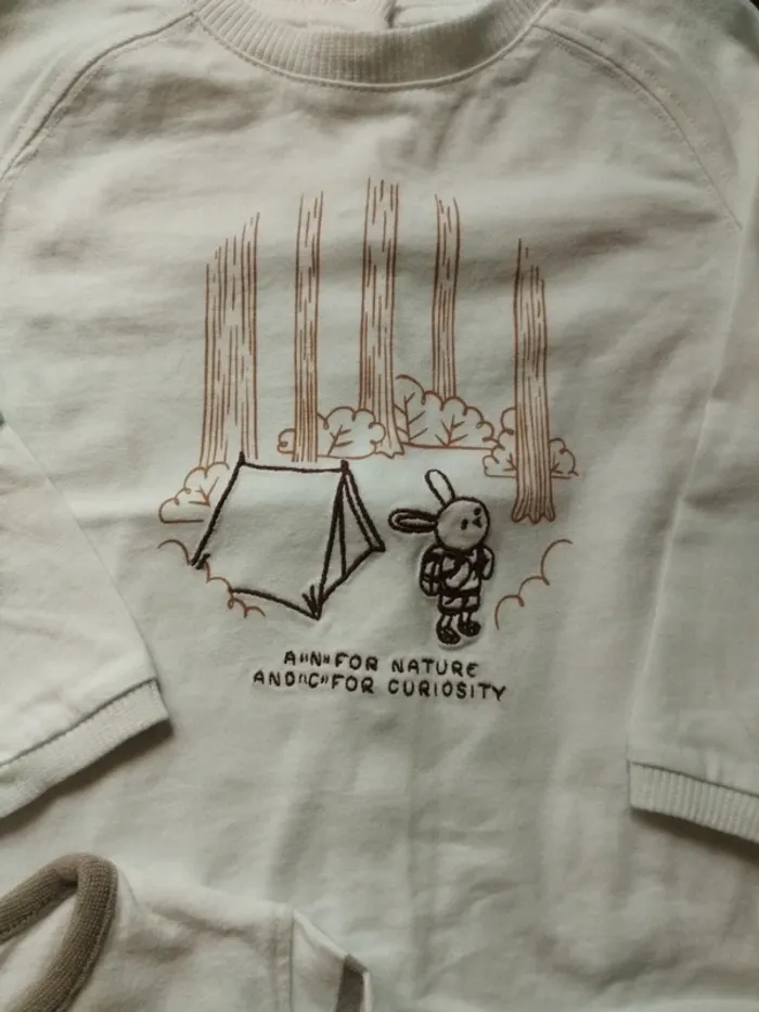 Lot de 3 t-shirts à manches longues garçon 12 mois - photo numéro 4