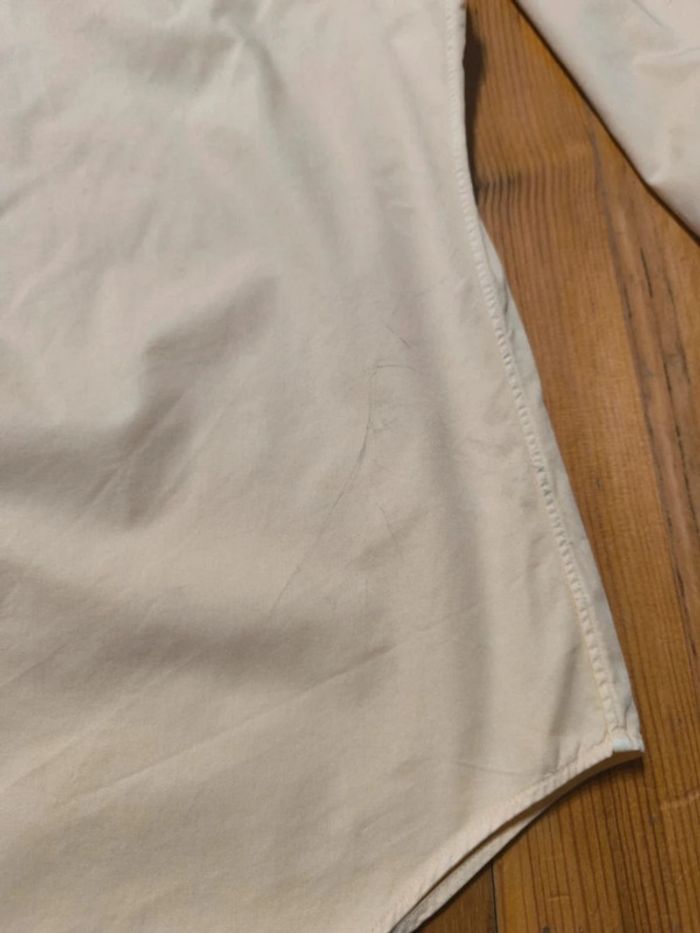 Chemise manches longues - Ralph Lauren - Classic Fit - Logo brodé marine - Jaune - Taille XL - photo numéro 12