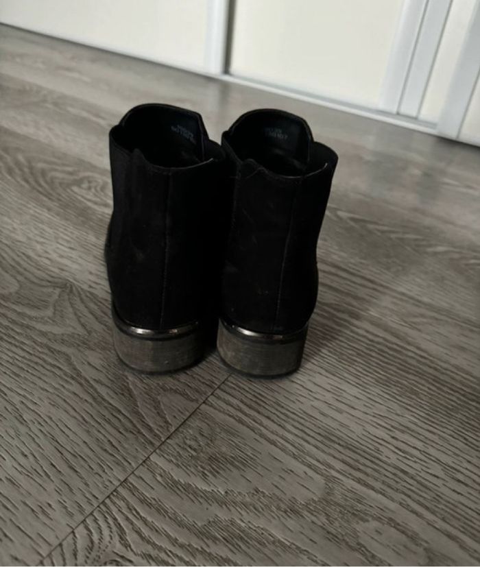 Bottines en daim noires - photo numéro 4