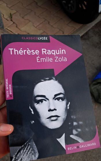 Livre Thérèse raquin Émile zola