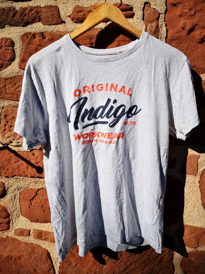 T shirt homme Zeeman gris clair
