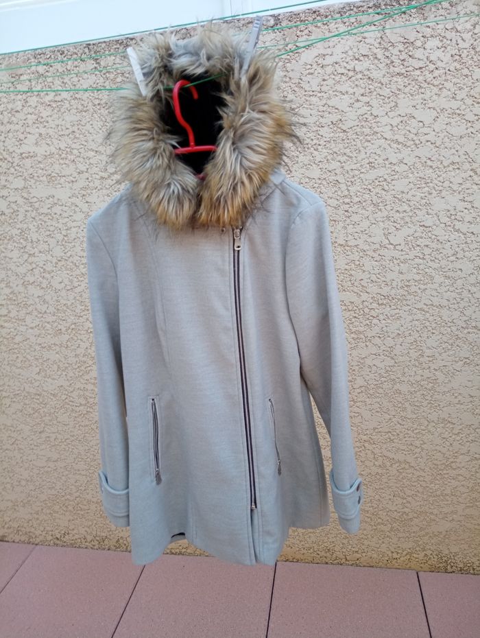 Manteau femme gris - photo numéro 4