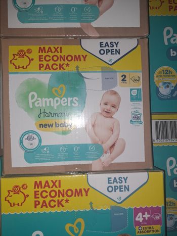 Pampers maxi pack harmonie taille 2