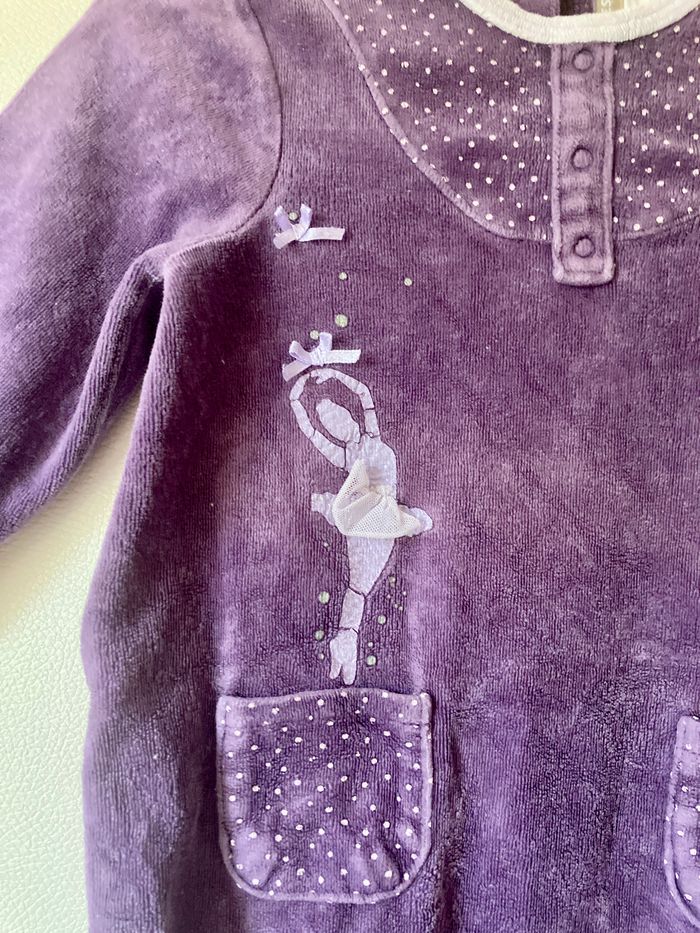 pyjama grenouillère danseuse bébé 2 ans - photo numéro 2