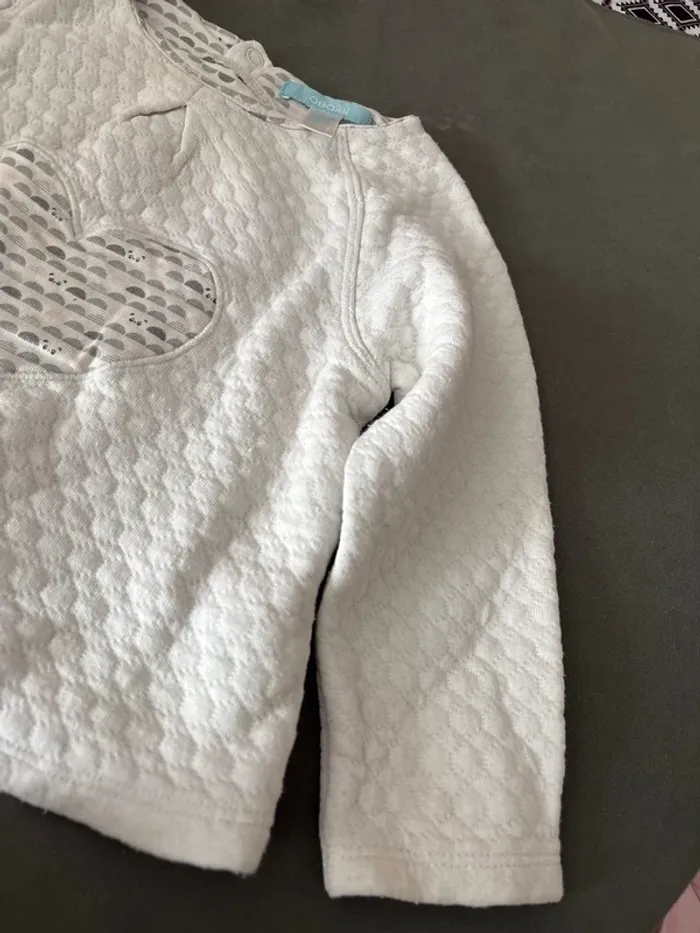 Pull blanc - photo numéro 2
