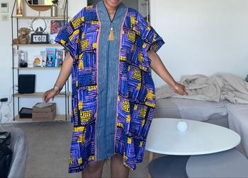 Robe en pagne 