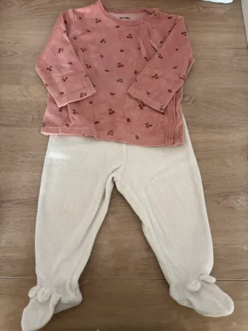 Pyjama 2 pièces bébé fille 12mois