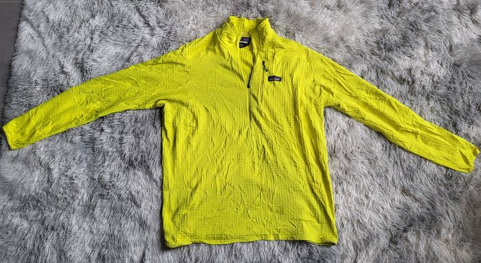 ⚡🟡 Patagonia R1 TechFace – Taille XL – Jaune Fluo (Polartec® Power Grid®) 🟡⚡ - photo numéro 2