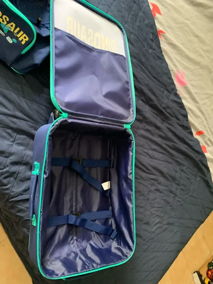 Lot valise et petit sac à dos dinosaures - photo numéro 6