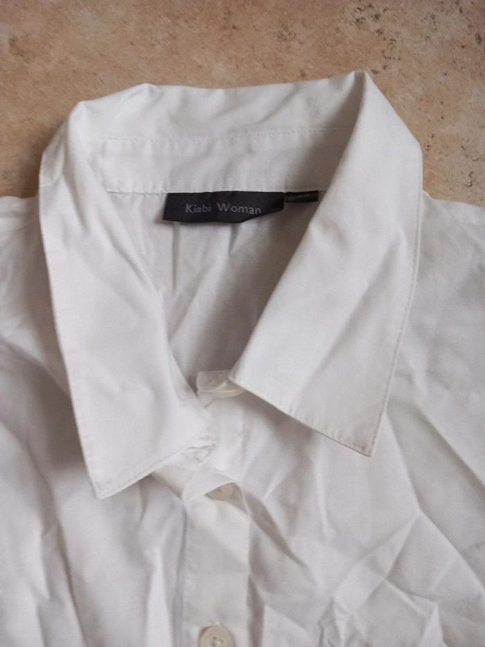🎀belle chemise blanche coton Kiabi T44 - photo numéro 4